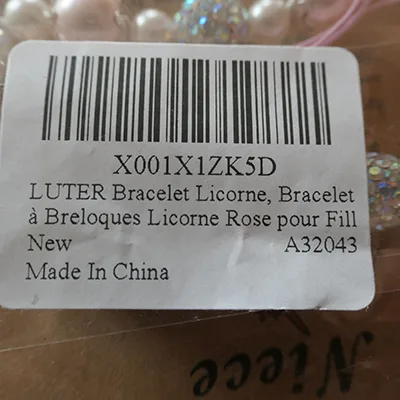 Braccialetto «Einhorn Armband, rosa Einhorn Charm Armband für Mädchen Niedliches Verstellbares Einhorn…» — foto 3 dell'alert A12/03173/24