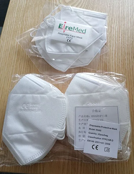 Maschera filtro particella «EireMed Respirator Facemask» — foto 3 dell'alert A12/00339/22