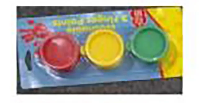 Vernice per dito «Either 'Peinture à doigts' or 'Washable - three fingerpaints'»