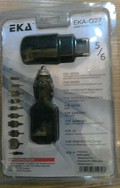 Caricabatterie USB «EKA-Q27 USB Hybrid Charger» (EKA)