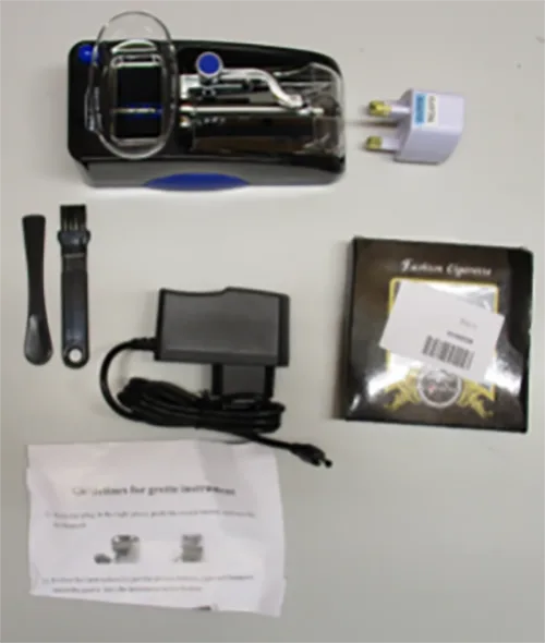 Rullo di sigaretta elettrico «Electric Cigarette Rolling Machine» — foto 2 dell'alert A12/00045/21