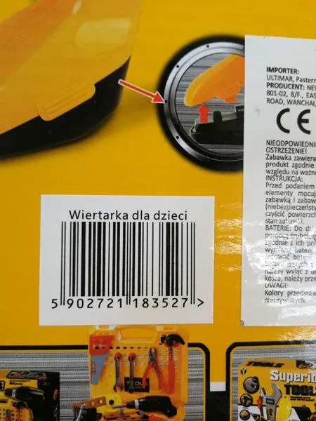 Trapano elettrico giocattolo «Electric Drill» — foto 3 dell'alert A12/1185/19