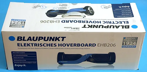 Scooter autobilanciante (hoverboard) «ELECTRIC HOVERBOARD / Elektromos deszka» (Blaupunkt)