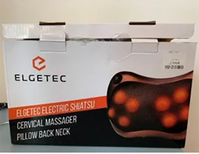 Massaggiatore cervicale «Electric Shiatsu Cervical Massager» (Elgetec)