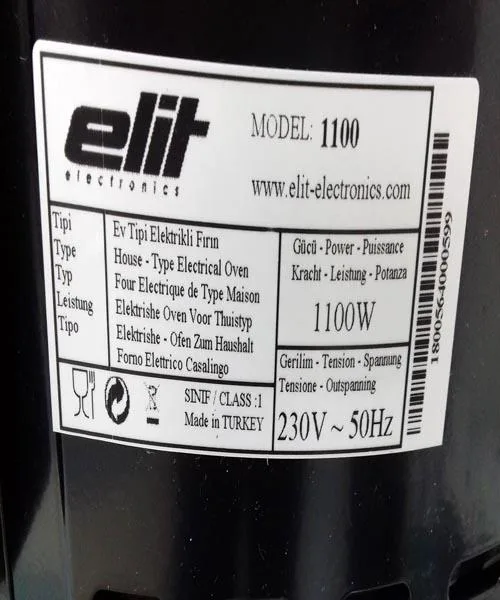 Forno elettrico «Electrical round oven» — foto 2 dell'alert A12/1412/19