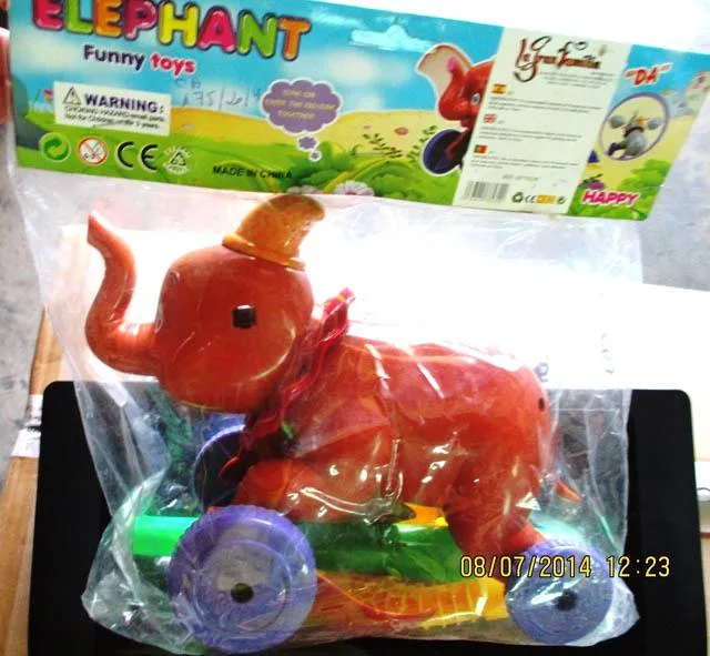 Pull-along/push-along giocattolo «ELEPHANT Funny toys» (La Gran Familia)