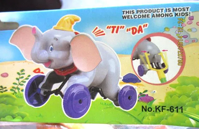 Pull-along/push-along giocattolo «ELEPHANT Funny toys» — foto 2 dell'alert A12/1800/14