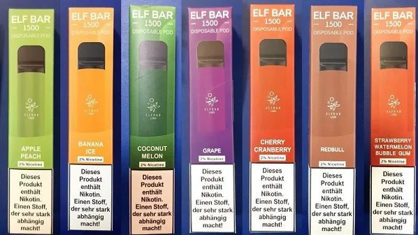 Sigaretta elettronica usa e getta «ELF BAR 1500, DISPOSABLE POD» (Elf bar)