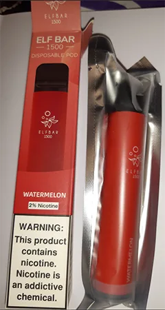 Sigaretta elettronica usa e getta «ELF BAR 1500 Disposable Pod Watermelon 2% nicotine» (Elf bar)
