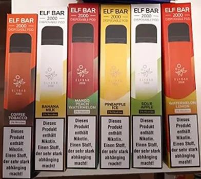 Sigaretta elettronica usa e getta «ELF BAR 2000 Disposable Pod, 2% nicotine» (Elf bar)