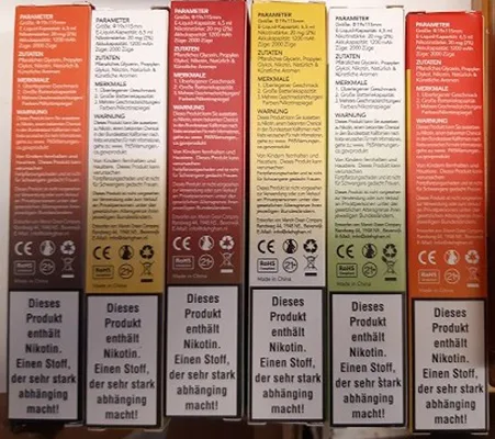 Sigaretta elettronica usa e getta «ELF BAR 2000 Disposable Pod, 2% nicotine» — foto 3 dell'alert A12/01303/23