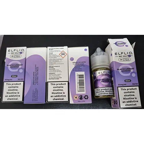 Cartuccia elettronica per sigarette «ELFLIQ, NIC SALT, POWERWS BY ELFBAR» (ELFLIQ)