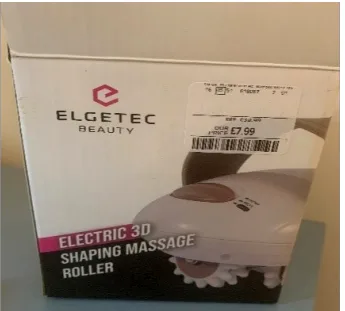 Rullo di massaggio modellante 3D elettrico «Elgetec Beauty Electric 3D Shaping Massage Roller» — foto 2 dell'alert A12/00051/23