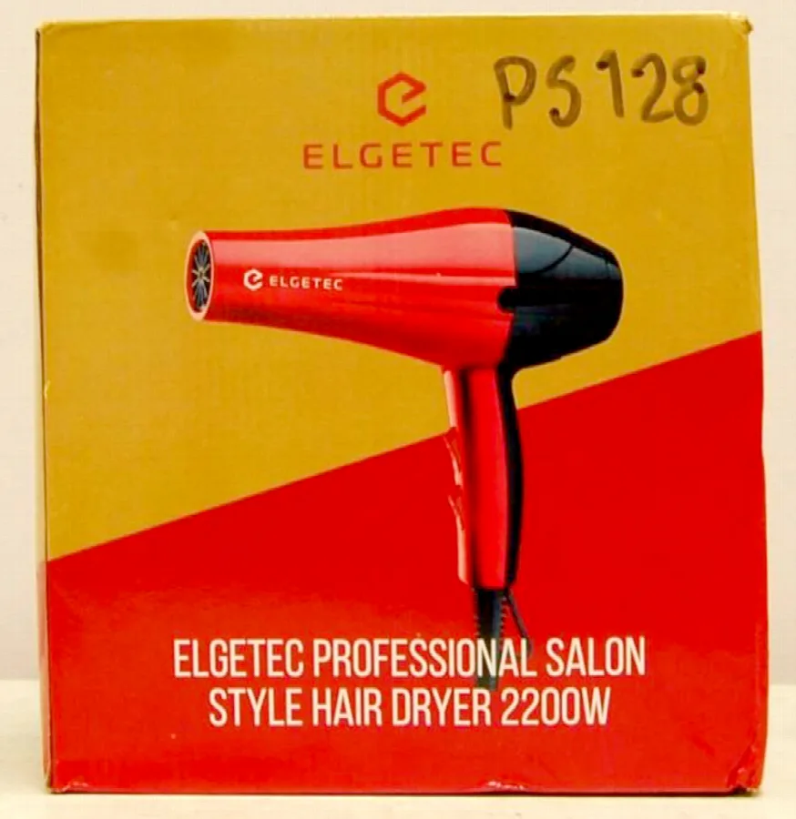 Asciugacapelli «Elgetec Professional Salon Style Hairdryer 2200W» — foto 2 dell'alert A12/00024/19