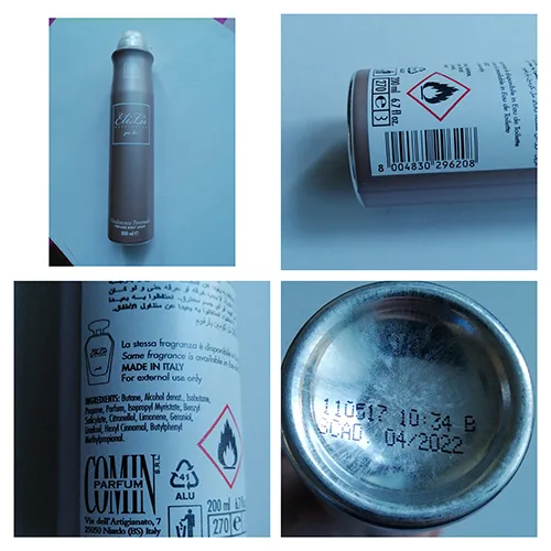 Deodorant «Eli lù Body spray» (Comin parfum)