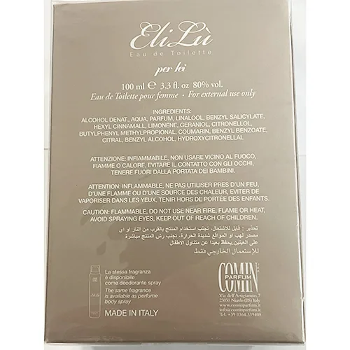 Eau de toilette «Eli Lù» — foto 2 dell'alert SR/04060/25