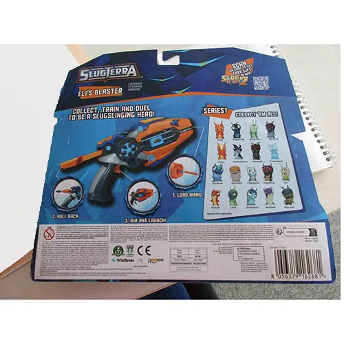 Pistola giocattolo «ELI'S BLASTER - collect, train and duel to be a slugslinging hero!» (SLUGTERRA)