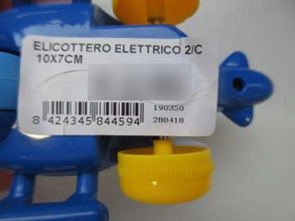 Giocattolo di plastica «Elicottero elettrico» — foto 2 dell'alert A12/1204/19