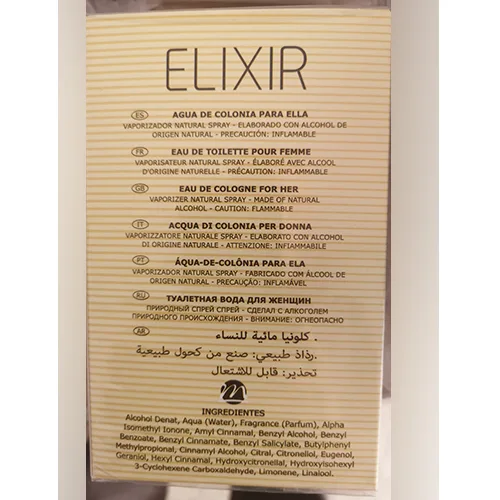 Eau de toilette «Elixir» — foto 2 dell'alert A12/00543/24