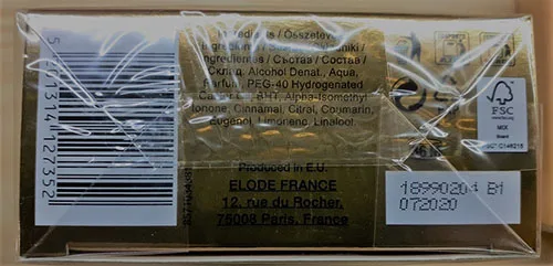 Eau de toilette «ELODE FOR MAN RICH EAU DE TOILETTE» — foto 2 dell'alert A12/02552/23