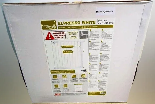 Cancello di sicurezza per bambini «ELPRESSO WHITE» (Childwood)