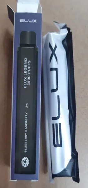 Sigaretta elettronica usa e getta «Elux Legend 2% Salt Nic 3500 puffs» — foto 2 dell'alert A12/01864/21