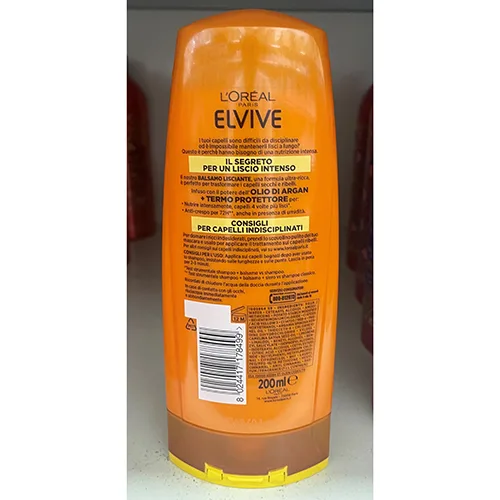Balsamo per capelli «Elvive Liss-Intense - Balsamo Crema Lisciante» — foto 2 dell'alert A12/01453/24