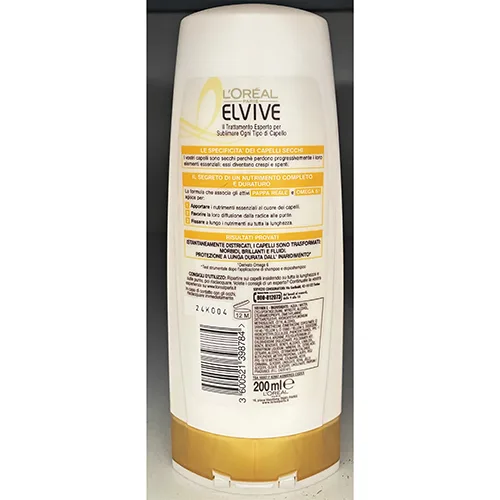 Elvive Re-Nutrition Pappa reale + Omega 6 — foto 3 dell'alert A12/01605/24