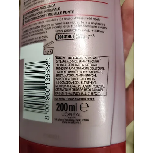 Balsamo per capelli «Elvive Total Repair» — foto 2 dell'alert A12/01378/24