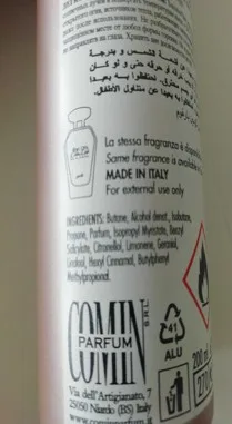Spruzzo di deodorante «ELY LU’» — foto 4 dell'alert A12/02857/23