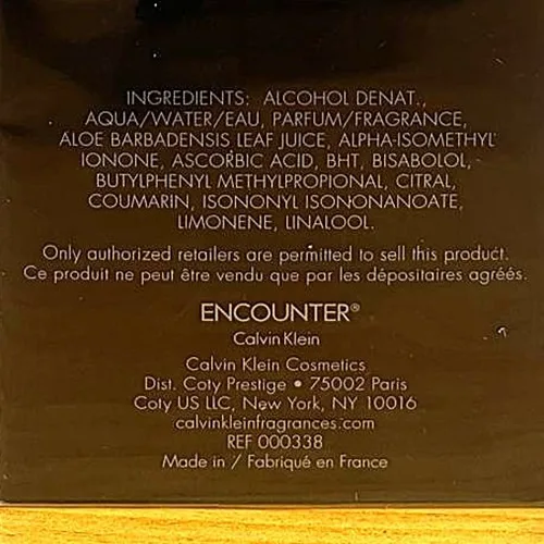 Profumo «Encounter» — foto 4 dell'alert SR/04413/25