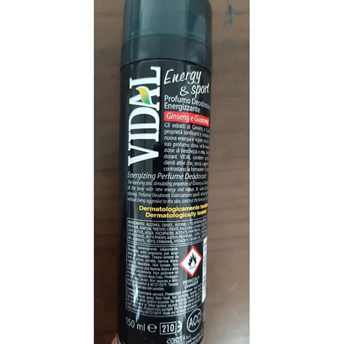 Deodorant «Energy &amp; sport» — foto 2 dell'alert SR/01654/25