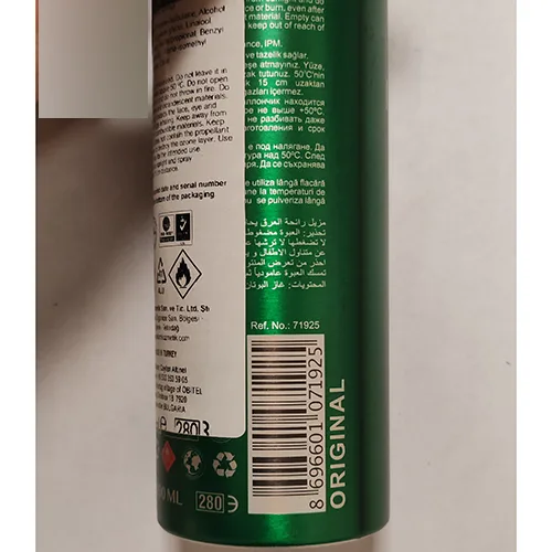 Spray per il corpo «Energy for men» — foto 4 dell'alert SR/02250/25