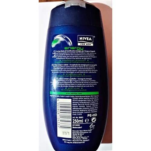 Gel doccia «energy» — foto 2 dell'alert SR/01847/25