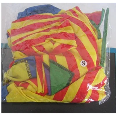 Costume da abito fantasia «Enfant garçons filles Clown Costume Halloween cirque à pois Clown vêtements avec chapeau…»