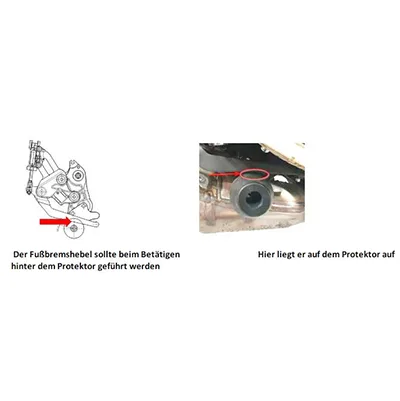 Motocicletta/pezzo di ricambio «Engine protection low» (Yamaha)