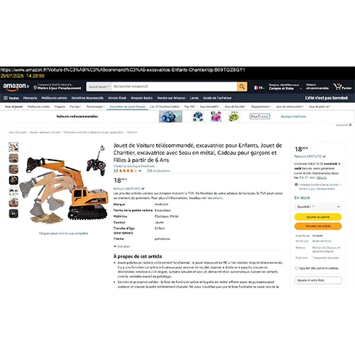 Giocattolo di plastica «Engineering die-cast car» — foto 2 dell'alert SR/02375/26