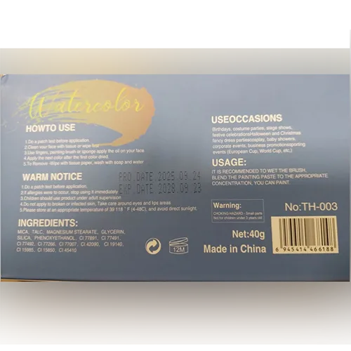 Vernici per il viso «Ensemble d'outils de peinture pour le visage pour enfants, Halloween, noël, couleur du v…» — foto 2 dell'alert SR/02737/26