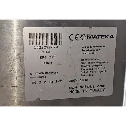 Tritacarne «EPG 32T» — foto 4 dell'alert A11/00107/24