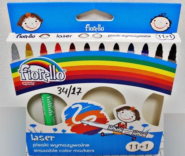 Penne a punta di feltro «Erasable Color Markers» (Fiorello)