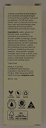 siero cutaneo «Ere Perez Quandong green booster serum» — foto 3 dell'alert A12/00359/21
