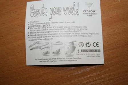 Espandere i giocattoli – Crescere giocattoli (VISION ®)