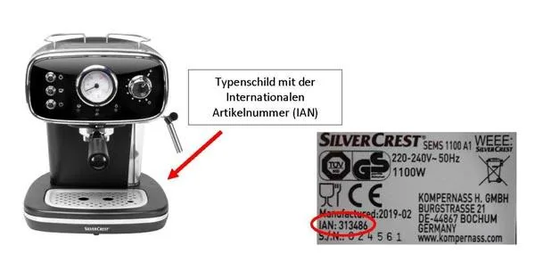 Macchina per il caffè «Espresso machine» (SILVERCREST)