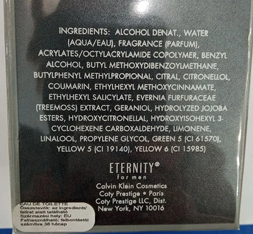 Eau de toilette «Eternity for men Eau de Toilette» — foto 2 dell'alert A12/02582/23