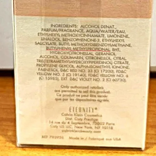 Profumo «Eternity Now» — foto 3 dell'alert SR/04415/25