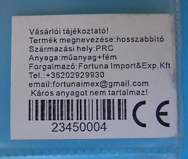 Cavo di estensione di rete «EUROPEAN ELECTRIC SOCKEE / Rotating outlet / hosszabbító» — foto 4 dell'alert A12/01414/20