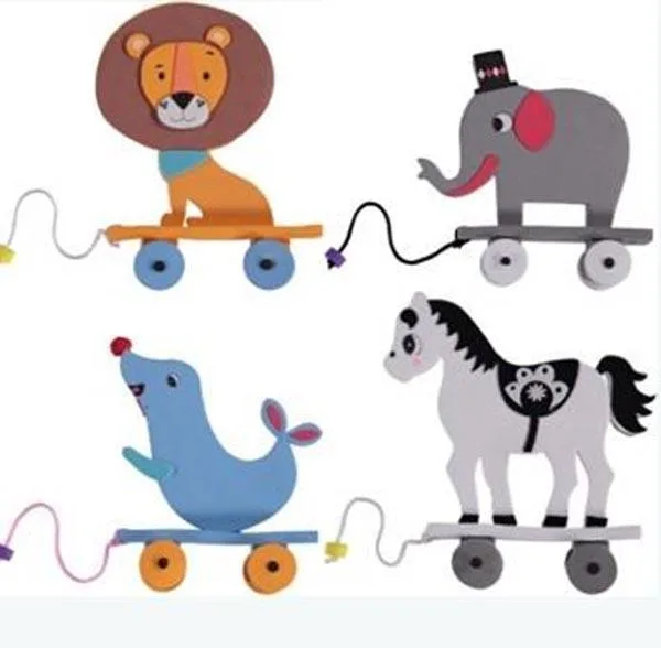 Giocattolo pull-along «Eva Animal Pull Toys» (Zeeman)