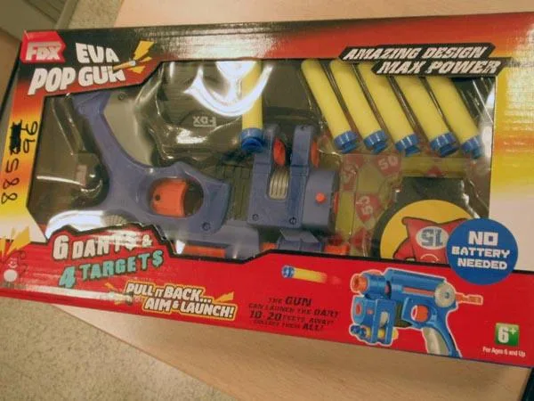 Pistola giocattolo «Eva Pop Gun» — foto 2 dell'alert A12/0360/15