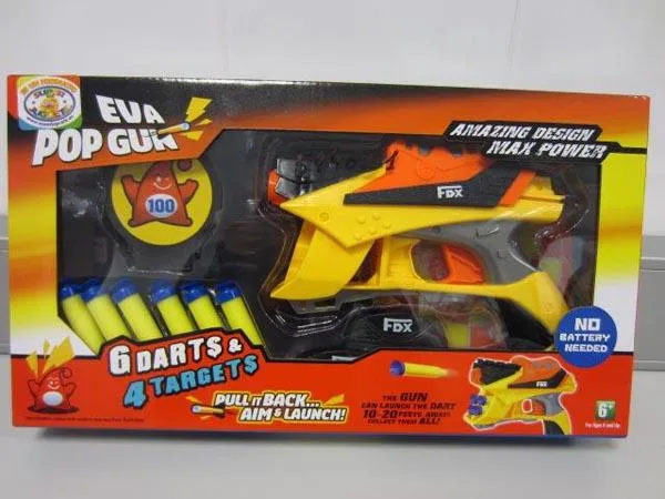 Pistola giocattolo «Eva Pop Gun» (Super Juguete)