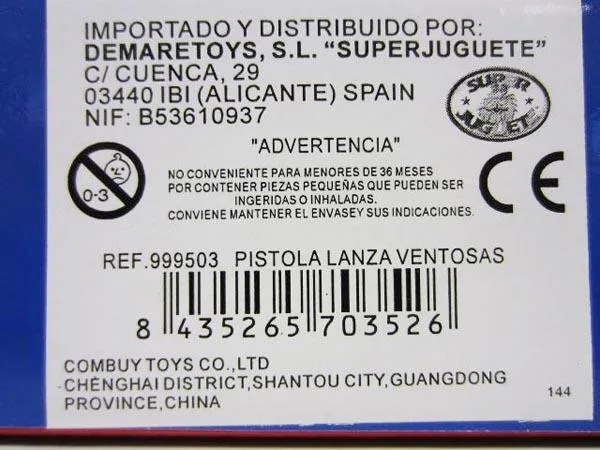 Pistola giocattolo «Eva Pop Gun» — foto 2 dell'alert A12/0293/18